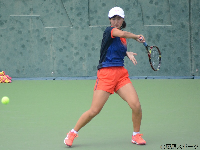 テニス 女子 ルーキー平田 ベスト４に輝く大健闘 全日本学生テニス選手権大会８日目 Keio Sports Press