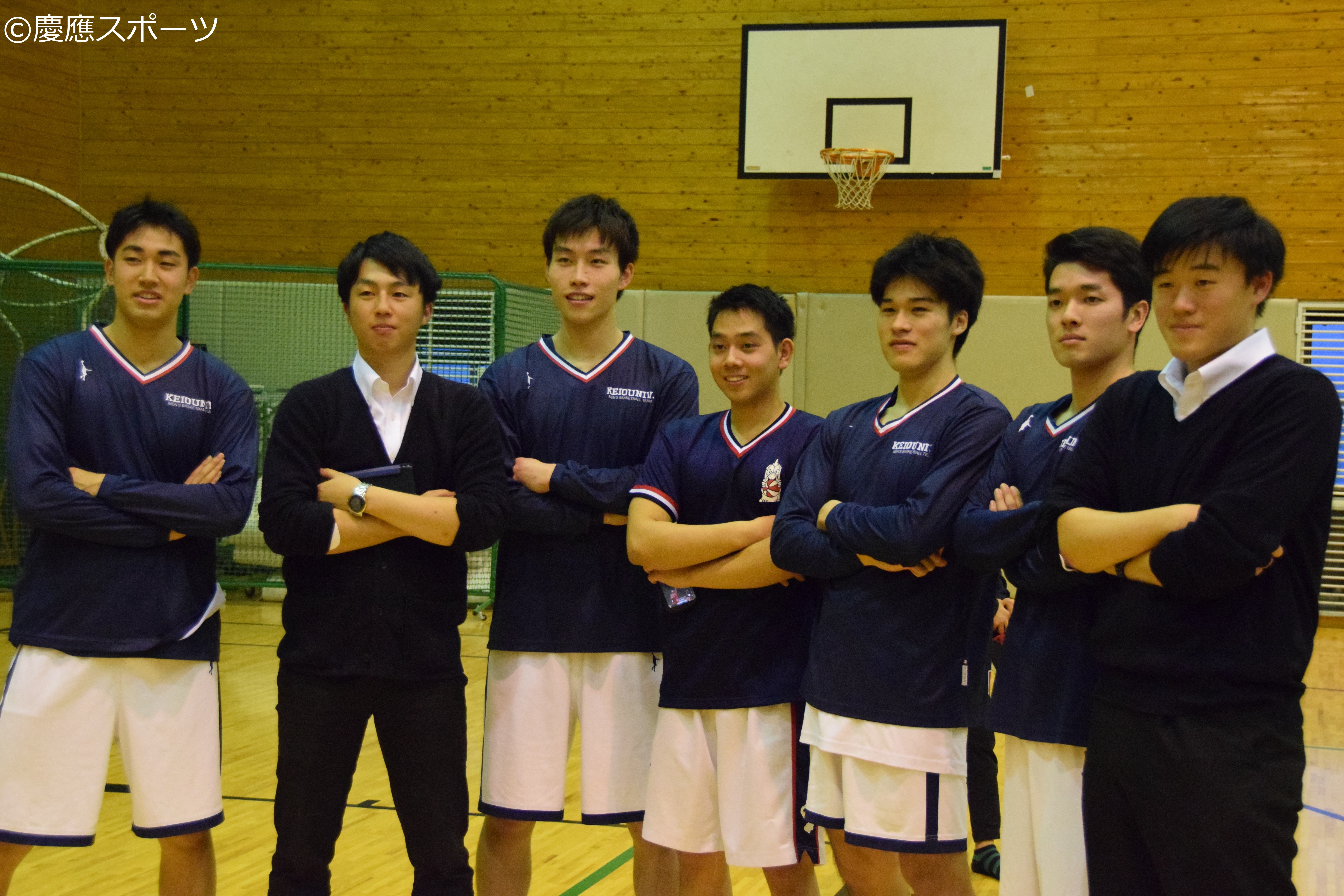 バスケ 男子 ２ ３年生コメント集 Keio Sports Press
