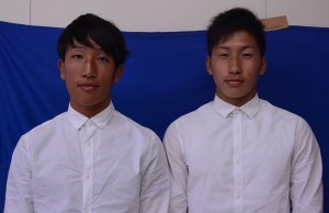 （左）小谷選手（右）松木選手