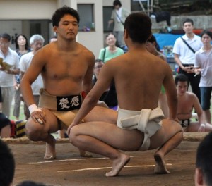 東日本学生相撲体重別で準優勝を果たした飯塚