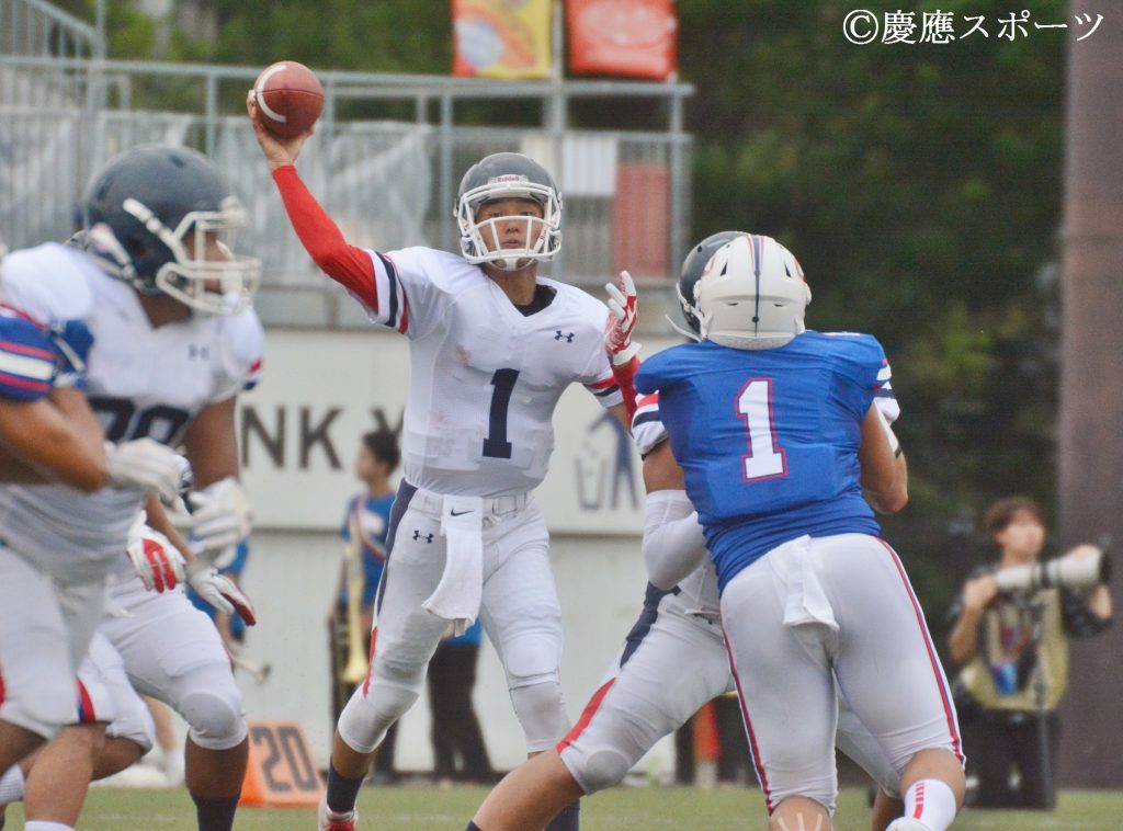 【アメフト】秋季リーグ第1節 1年越しの“開幕戦リベンジ” あと5秒からの劇的勝利！ 中大戦 KEIO