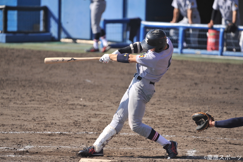 野球 静岡の地でナインが躍動 大量得点で貫禄の勝利 オータムフレッシュリーグ In静岡 静大戦 Keio Sports Press