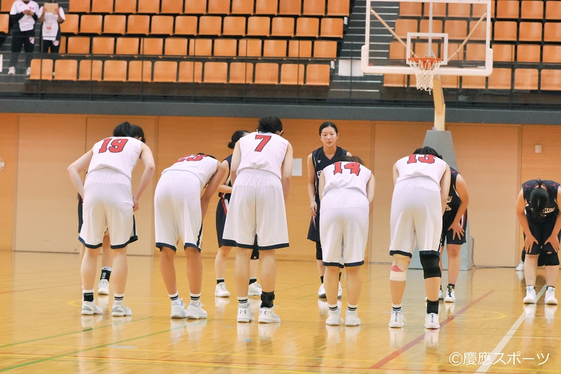 バスケ 女子 お互いに点を取り合うも展開も 粘りきり勝利 関東大学女子バスケットボールアディショナルリーグ第２節vs国士館大 Keio Sports Press