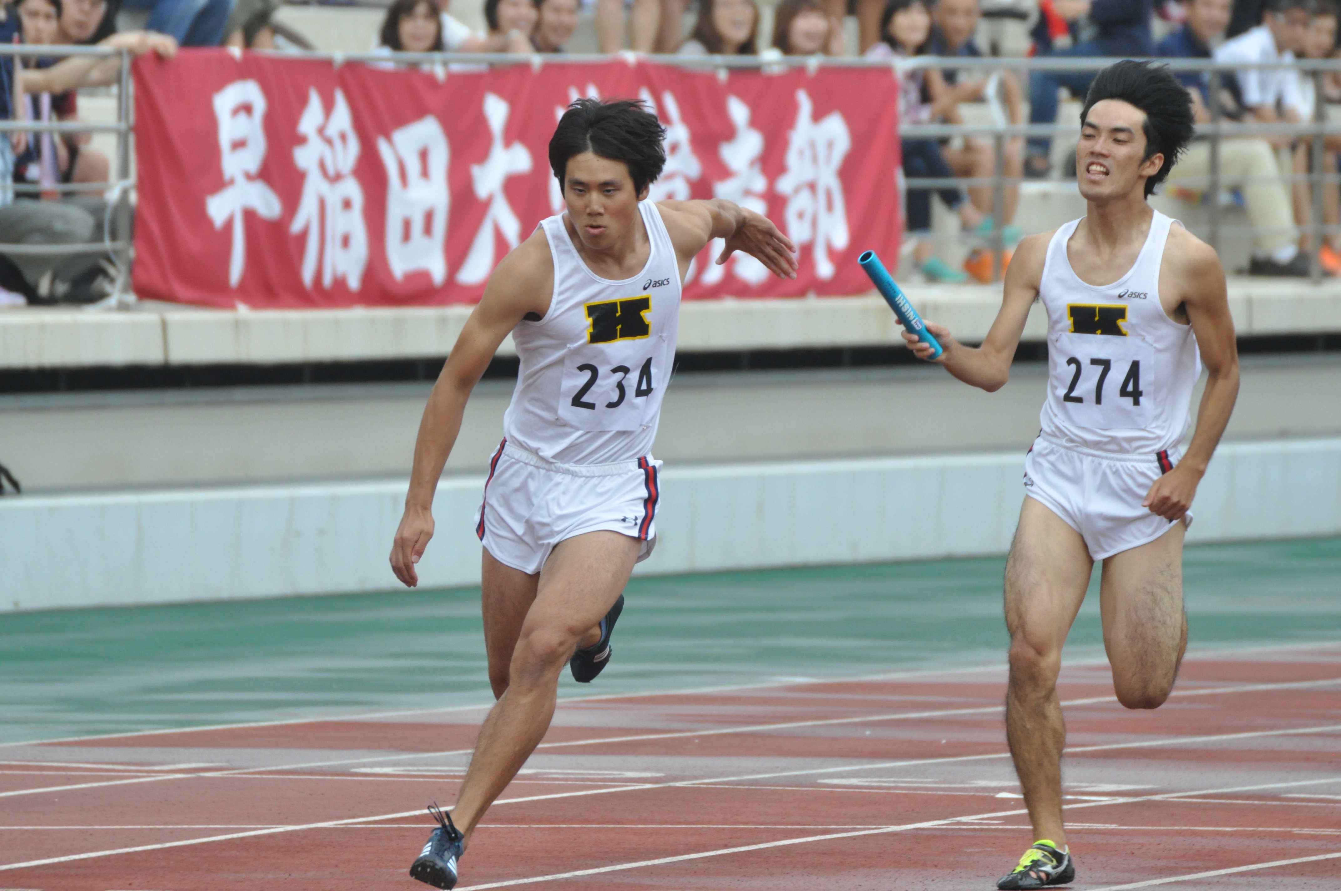 競走 最終種目で逆転許し3連覇ならず 第92回早慶対抗陸上競技会 Keio Sports Press