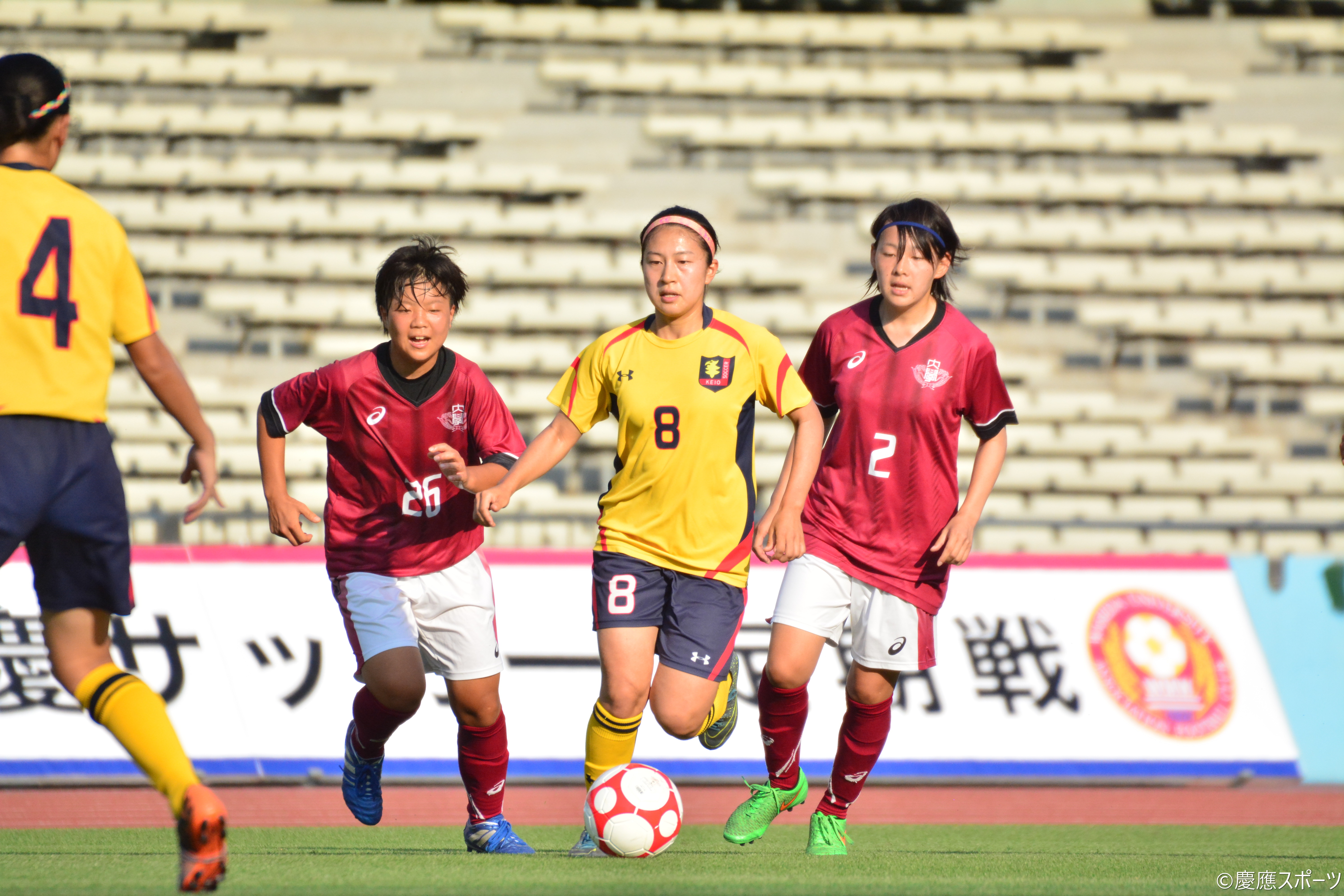 ソッカー女子 大きな収穫 敗戦するも溢れたゴールへの意欲 第15回早慶女子サッカー定期戦 Keio Sports Press